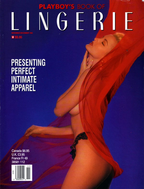 Playboy's Lingerie # 28 - November/December 1992 magazine back issue Playboy Newsstand Special magizine back copy book of lingerie news stand special, playboy presents, back issues from the 1990s, rare collectors c