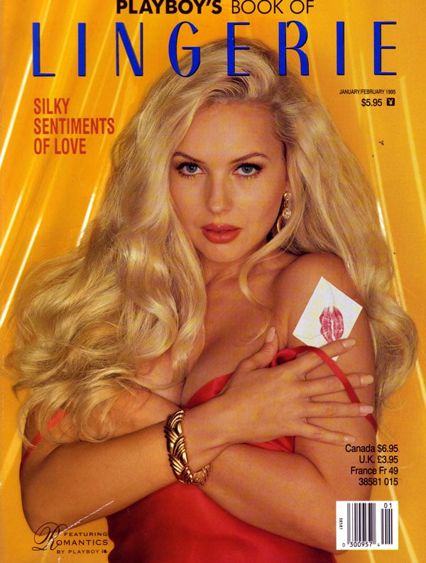 Playboy's Lingerie # 41 - January/February 1995 magazine back issue Playboy Newsstand Special magizine back copy playboy's book of lingerie, silky sentiments of love, featuring romantics by playboy lingerie, nude