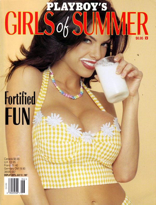 Playboy's Girls of Summer # 13 (1997) magazine back issue Playboy Newsstand Special magizine back copy playboy's girls of summer, fortified fun, sexy back issues of payboy magazine, news stand special, x