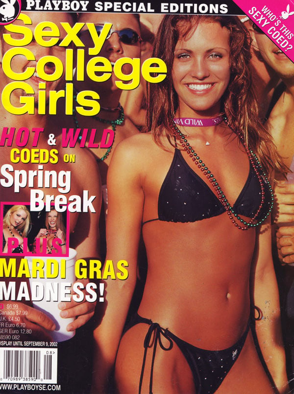 Playboy's Sexy College Girls # 2 (2002) magazine back issue Playboy Newsstand Special magizine back copy playboy's sexy college girls, playboy special editions, hot and wild coeds 2002 spring break, sexy g