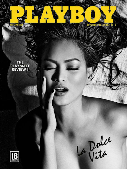 Playboy (Philippines) # 71, November/December 2015 magazine back issue Playboy (Philippines) magizine back copy Playboy (Philippines) magazine November 2015 cover image, with Akiko Pria on the cover of the magazi