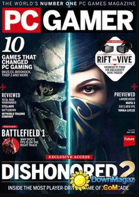 PC Gamer (UK) July 2016 Magazine Back Copies Magizines Mags