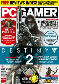 PC Gamer (UK) August 2017 Magazine Back Copies Magizines Mags