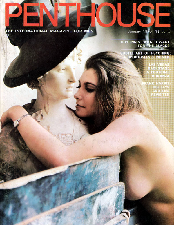 Penthouse January 1970 magazine back issue Penthouse (USA) magizine back copy january 1970 penthouse magazine cover, covergirl katherine mannering, bob guccione photographer, mag