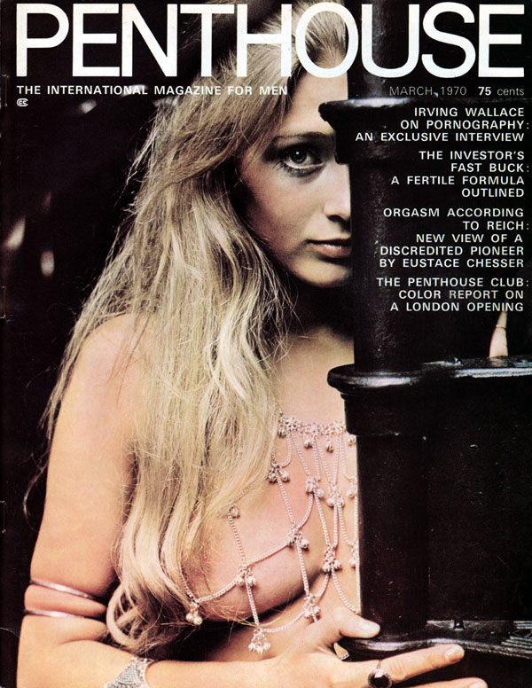 Penthouse March 1970 magazine back issue Penthouse (USA) magizine back copy march 1970 penthouse magazine cover, covergirl ilse hasek, bob guccione, international mag for men o