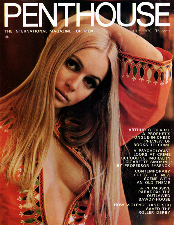 Penthouse July 1970 magazine back issue Penthouse (USA) magizine back copy july 1970 penthouse magazine cover, covergirl polly anne pendleton, bob guccione, back issus 1970, s