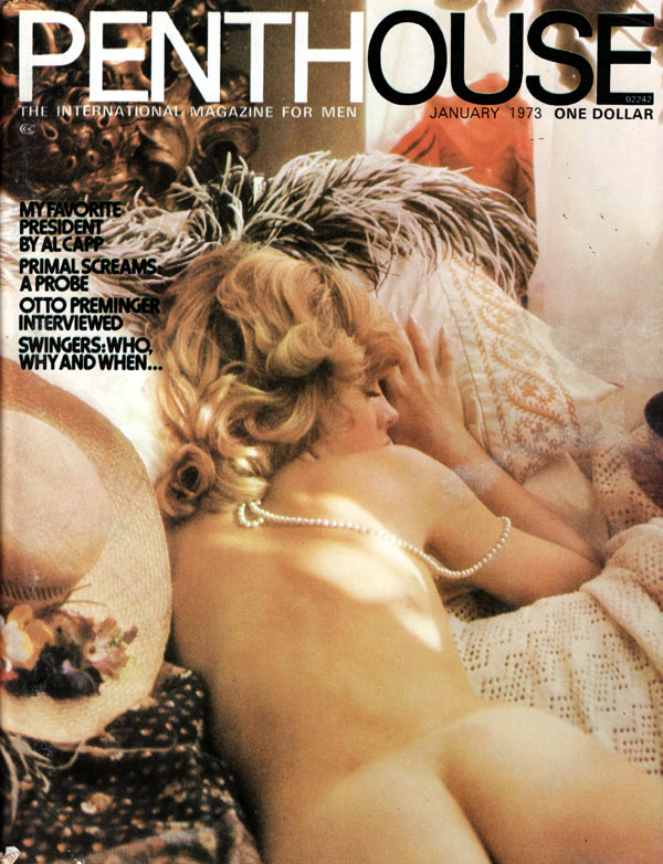 Penthouse January 1973 magazine back issue Penthouse (USA) magizine back copy january 1973 penthouse magazine cover, international magazine for men, back issues 1973 available, n