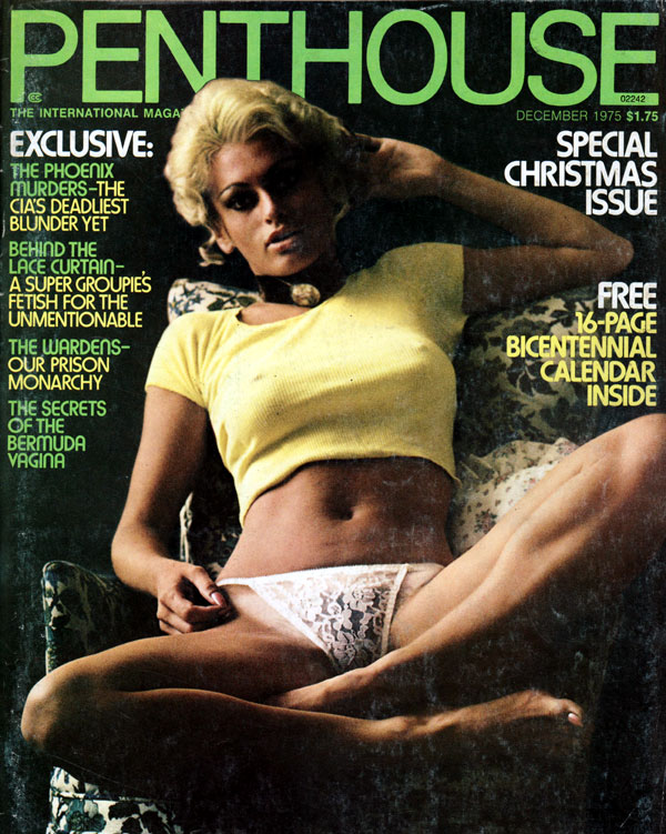 Penthouse December 1975 magazine back issue Penthouse (USA) magizine back copy december 1975 penthouse magazine, used copies, back issues 1975, nude women, sex politics and protes