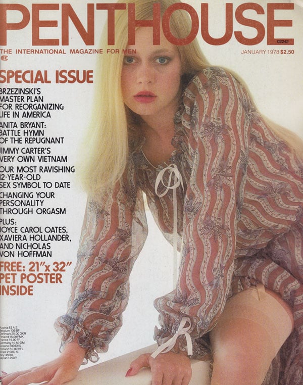 Penthouse January 1978 magazine back issue Penthouse (USA) magizine back copy penthouse magazine back issues 1978 hot sexy nude pictorials 70s pornstars spread open classic naked