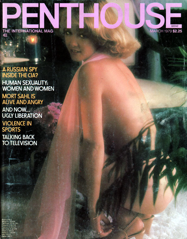 Penthouse March 1979 magazine back issue Penthouse (USA) magizine back copy march 1979 penthouse magazine, international magazine of politics protest and sex, nude lesbian pict
