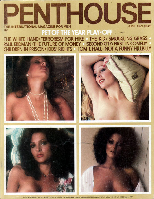 Penthouse June 1979 magazine back issue Penthouse (USA) magizine back copy 1979 penthouse magazine used backissues, pet of the year play-off, nude pet of the month, magazine o