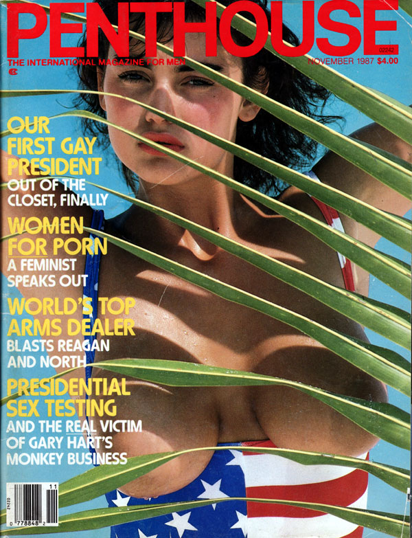 Penthouse November 1987 magazine back issue Penthouse (USA) magizine back copy november 1987 penthouse magazine, first gay president, used backissues 1987 penthouse, international