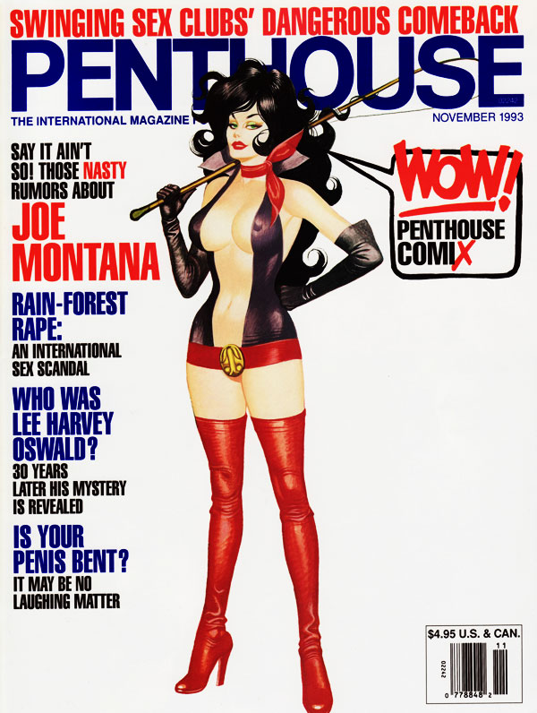 Penthouse November 1993 magazine back issue Penthouse (USA) magizine back copy november 1993 penthouse magazines, the penthouse comix, sexy nude girls pictorial, pet of the month,