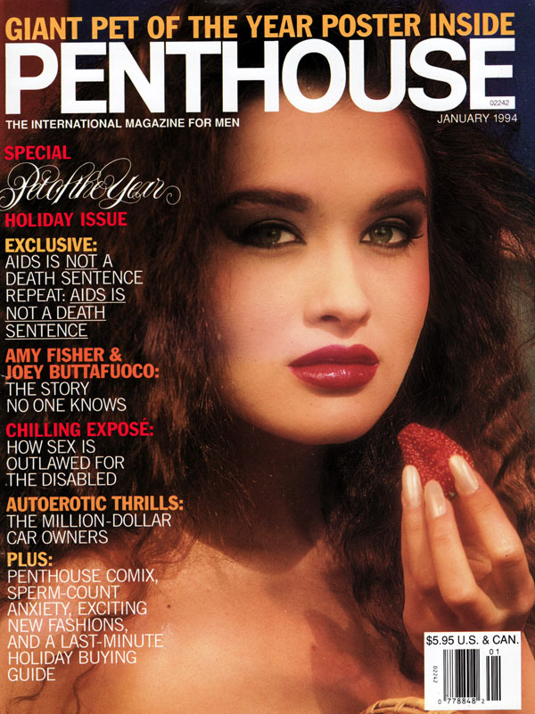 Penthouse January 1994 magazine back issue Penthouse (USA) magizine back copy january 1994 penthouse magazine, sexy pictorials, nude girls, politics, protest, nude women posing f