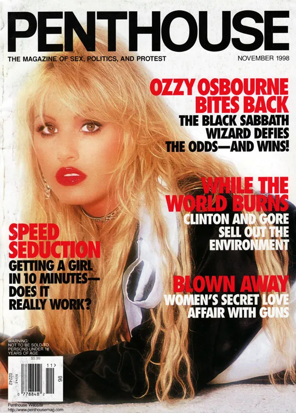Penthouse November 1998, november 1998 penthouse magazine, ozzy o