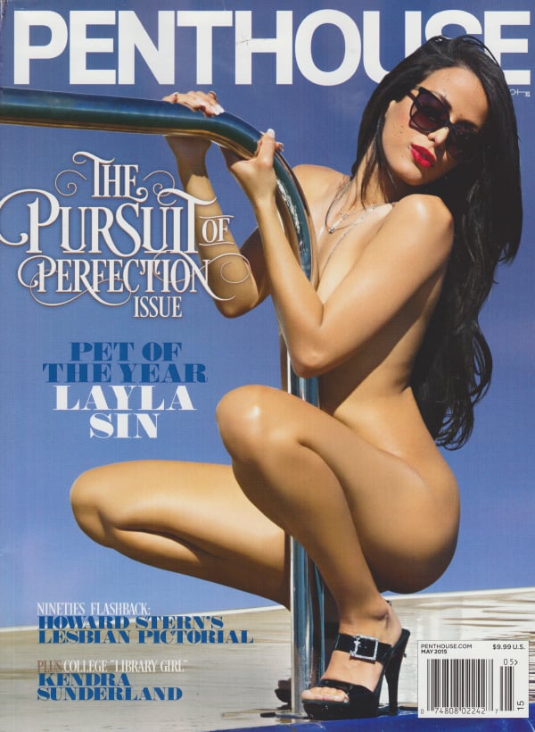 Penthouse May 2015 magazine back issue Penthouse (USA) magizine back copy 