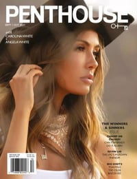 Carolina White magazine cover appearance Penthouse (USA) September/October 2021