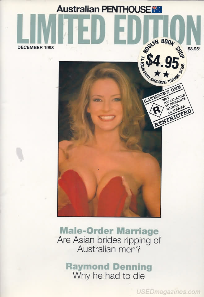 Penthouse (Australia) December 1993 magazine back issue Penthouse (Australia) magizine back copy Penthouse (Australia) December 1993 Magazine Back Issue Published by Penthouse Publishing, Bob Guccione. Male - Order Marriage Are Asian Brides Ripping Of Austr