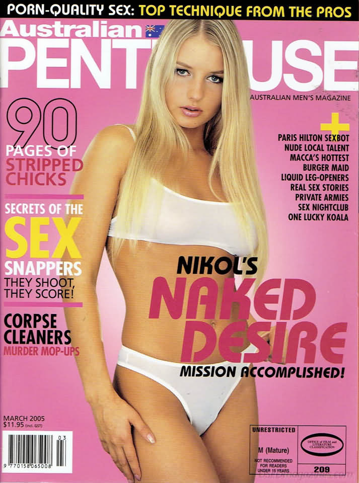 Penthouse (Australia) March 2005 magazine back issue Penthouse (Australia) magizine back copy Penthouse (Australia) March 2005 Magazine Back Issue Published by Penthouse Publishing, Bob Guccione. Porn - Quality Sex: Top Technique From The Pros.