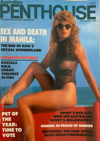 Penthouse (Australia) December 1990 magazine back issue cover image