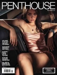 Lily May magazine cover appearance Penthouse (Australia) September 2017
