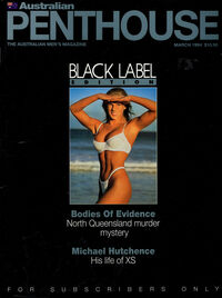 Penthouse Black Label March 1994 magazine back issue cover image