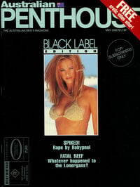 Penthouse Black Label May 2000 magazine back issue cover image
