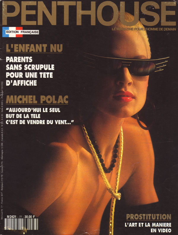 Penthouse Francaise # 77 - Juin 1991 magazine back issue Penthouse Française magizine back copy penthouse edition francaise 1990 issues revue pornographe xxx photos de femmes nues charme sexe fill
