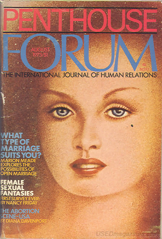Penthouse Forum August 1973 magazine back issue Penthouse Forum magizine back copy Penthouse Forum August 1973 Magazine Back Issue Published by Penthouse Publishing, Bob Guccione. What Type Of Marriage Suits You?.