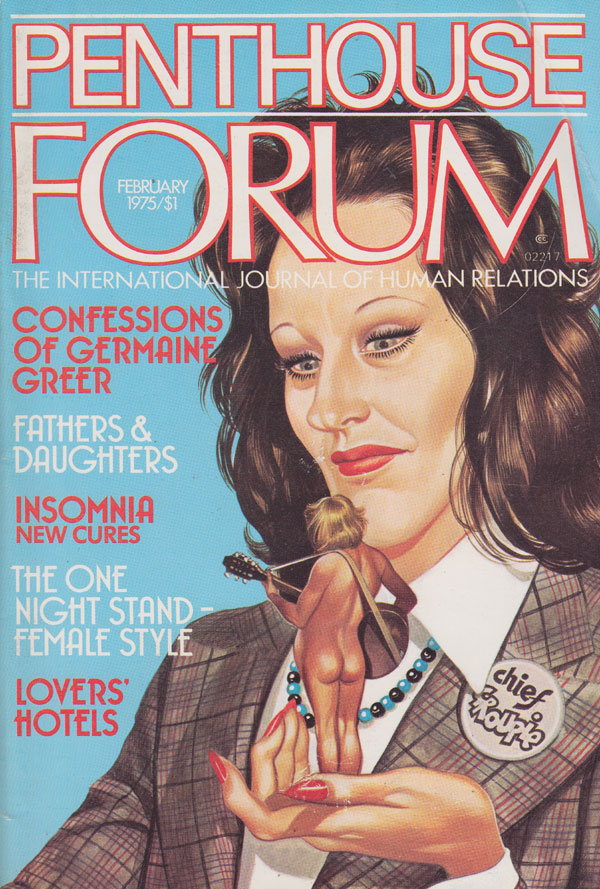 Penthouse Forum February 1975 magazine back issue Penthouse Forum magizine back copy 1975 back issues of penthouse forum digest health advice insomnia lovers' hotels hottest horny stori