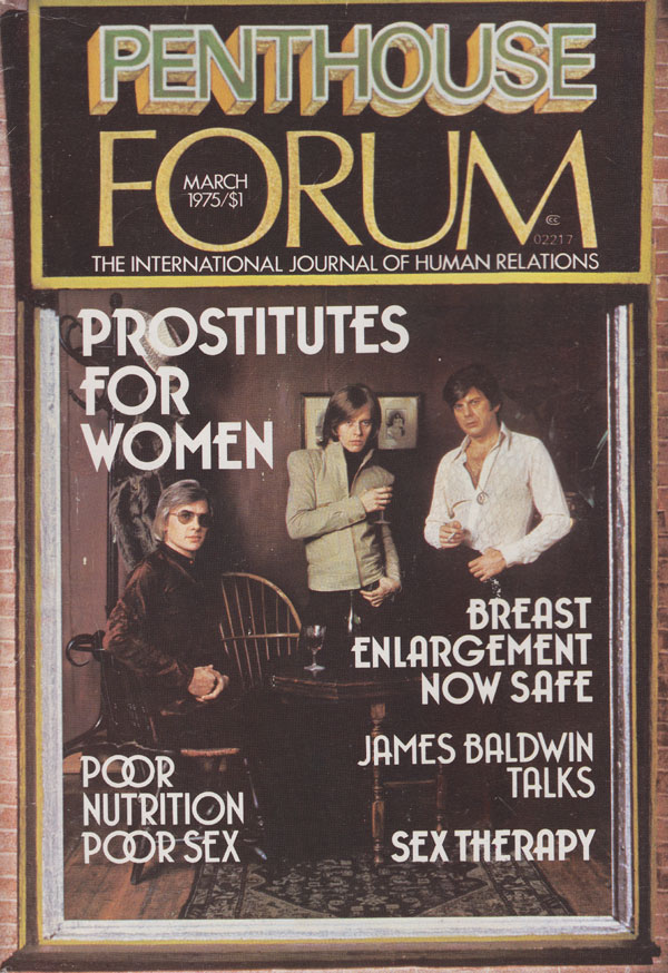 Penthouse Forum March 1975 magazine back issue Penthouse Forum magizine back copy issues of penthouse forum journal 1975 prostitution nutrition health and sex advice therapy erotic f