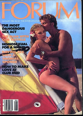 Penthouse Forum August 1984 magazine back issue Penthouse Forum magizine back copy Penthouse Forum August 1984 Magazine Back Issue Published by Penthouse Publishing, Bob Guccione. The Most Dangerous Sex Act.
