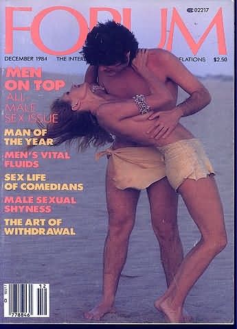 Penthouse Forum December 1984 magazine back issue Penthouse Forum magizine back copy Penthouse Forum December 1984 Magazine Back Issue Published by Penthouse Publishing, Bob Guccione. Men On Top All Male Sex Issue.