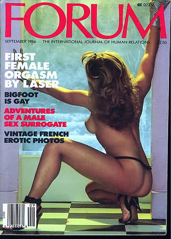 Penthouse Forum September 1986 magazine back issue Penthouse Forum magizine back copy Penthouse Forum September 1986 Magazine Back Issue Published by Penthouse Publishing, Bob Guccione. First Female Orgasm By Laser .
