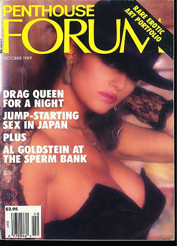 Penthouse Forum October 1989 magazine back issue Penthouse Forum magizine back copy Penthouse Forum October 1989 Magazine Back Issue Published by Penthouse Publishing, Bob Guccione. Drag Queen For A Night.