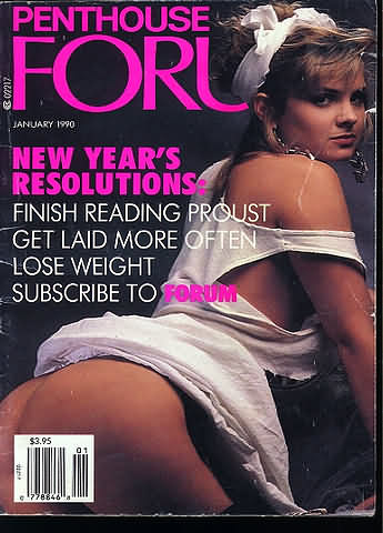 Penthouse Forum January 1990, Forum Jan 1990, Magazine.