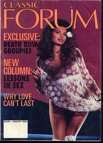 Penthouse Forum August 1996 magazine back issue Penthouse Forum magizine back copy Penthouse Forum August 1996 Magazine Back Issue Published by Penthouse Publishing, Bob Guccione. Exclusive: Death Row Groupies.