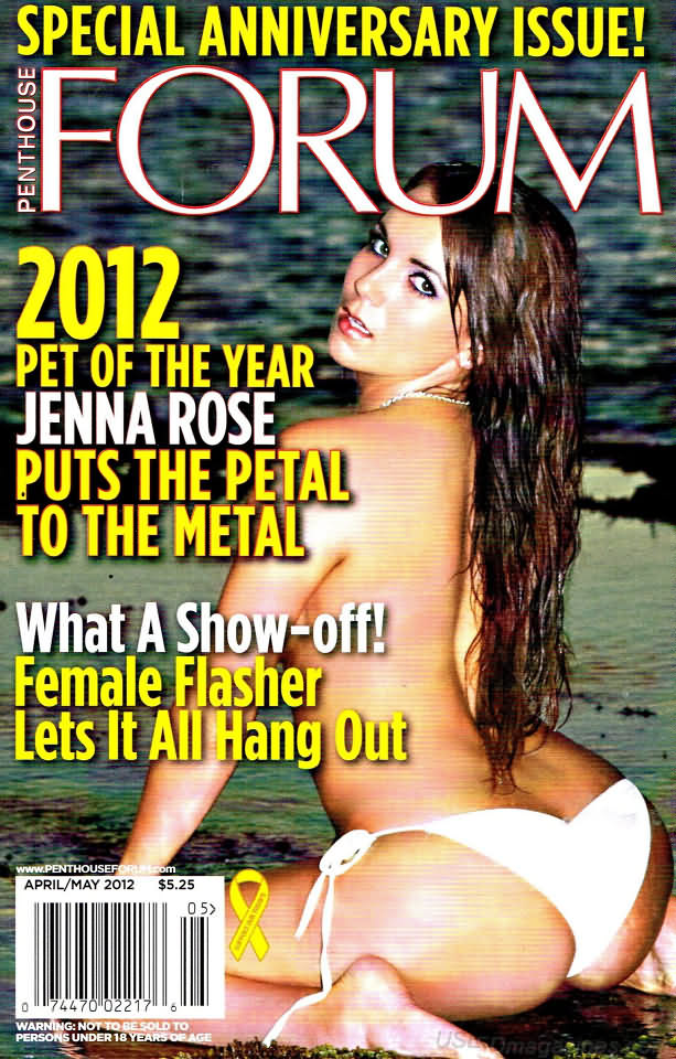 Penthouse Forum April 2012 magazine back issue Penthouse Forum magizine back copy Penthouse Forum April 2012 Magazine Back Issue Published by Penthouse Publishing, Bob Guccione. 2012 Pet Of The Year Jenna Rose Puts The Petal To The Metal.