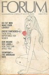Penthouse Forum March 1972 magazine back issue cover image