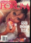 Penthouse Forum October 1991 magazine back issue cover image