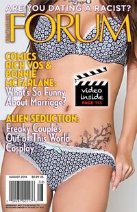 Penthouse Forum August 2014 magazine back issue cover image
