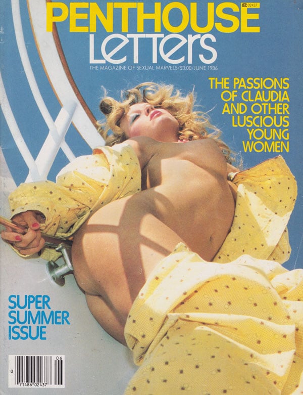 Penthouse Letters June 1986 magazine back issue Penthouse Letters magizine back copy penthouse letters xxx magazine 1986 back issues hot naughty claudia covergirl explicit erotic toples