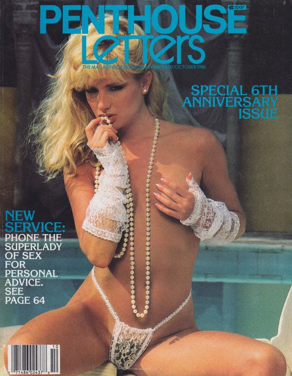 Penthouse Letters October 1986 magazine back issue Penthouse Letters magizine back copy penthouse letters xxx maazine 1986 back issues 6th anniversary issue hot horny explicit reader tales