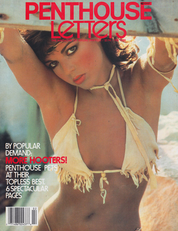 Penthouse Letters February 1988 magazine back issue Penthouse Letters magizine back copy 1988 back issues of porn magazine penthouse letters hot bikini babes nude erotic tales naughty reade