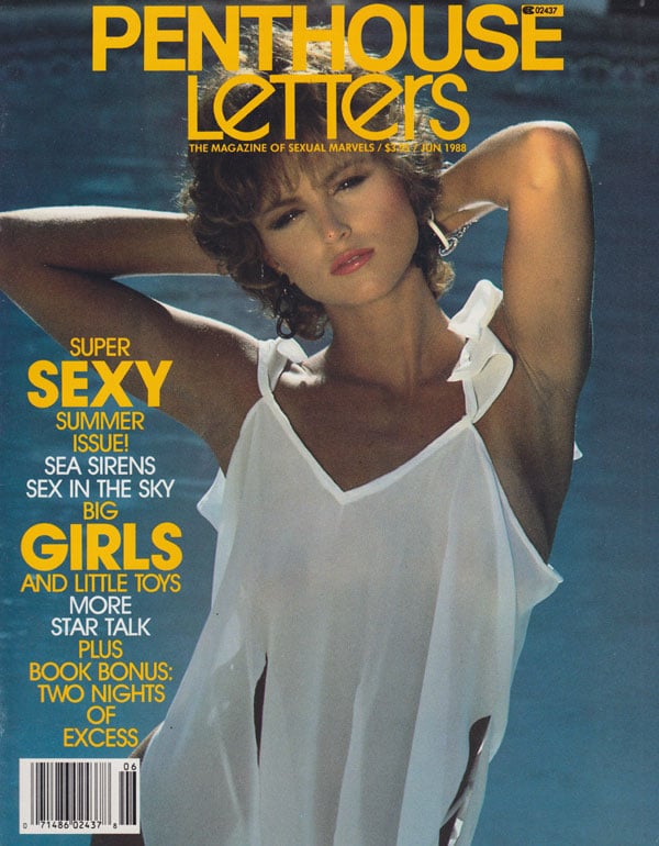 Penthouse Letters June 1988 magazine back issue Penthouse Letters magizine back copy 1988 back issues of hot erotic magazine penthouse letters sexxxy summer issue big girl little toys b