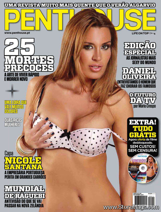 Penthouse Portugal September 2011 magazine back issue Penthouse (Portugal) magizine back copy 