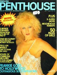 Penthouse UK Vol. 19 # 10 magazine back issue Penthouse UK magizine back copy Penthouse UK Vol. 19 # 10 Magazine Back Issue Published by Penthouse Publishing, Bob Guccione. Plus X - Rated Jackie Mischievous Marilyn.