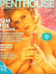 Penthouse UK Vol. 20 # 8 magazine back issue Penthouse UK magizine back copy Penthouse UK Vol. 20 # 8 Magazine Back Issue Published by Penthouse Publishing, Bob Guccione. Sam Fox Challenge.