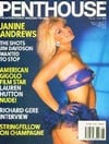 Janine Andrews magazine cover appearance Penthouse UK Vol. 21 # 9