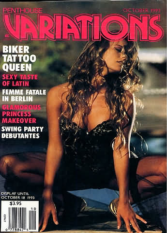Penthouse Variations October 1993 magazine back issue Penthouse Variations magizine back copy Penthouse Variations October 1993 Magazine Back Issue Published by Penthouse Publishing, Bob Guccione. Biker Tattoo Queen .
